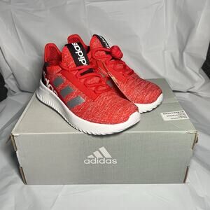 BRAND NEW Adidas Kaptir 2.0 Kids Red Black Running Shoes GV7853 Size 3